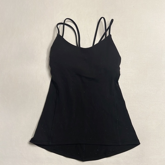 Lululemon Black Braided Back Tank Top - Picture 3 of 6